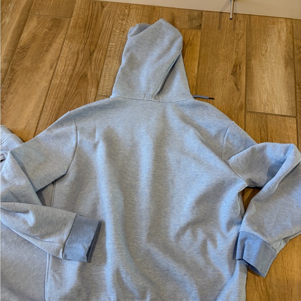 Polo Ralph Lauren Men's Full Zip Hoodie and jogger pants Medium Heather Blue - Picture 8 of 8